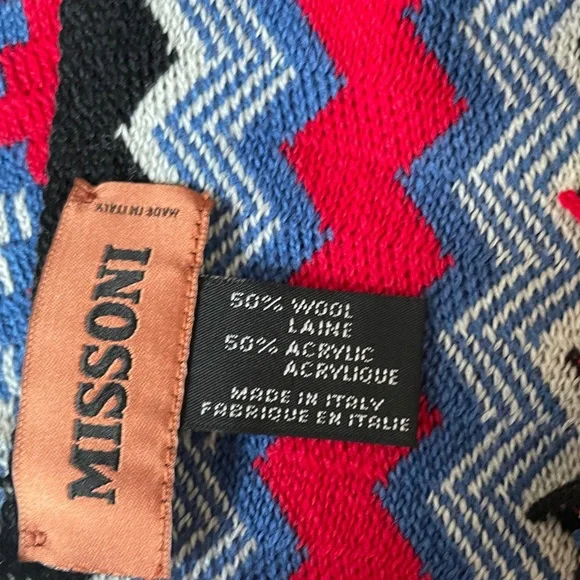 Wool Blended Multi-color Scarf from MISSONI - Picture 4 of 5